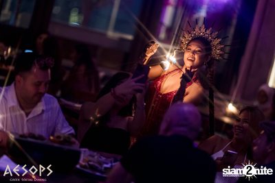 ภาพบรรยากาศงาน Beauty and The Bald ที่ Aesops Greek Restaurant & Rooftop — photo 84