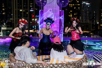 ภาพบรรยากาศงาน Patron Experiences presents Halloween Night at TRIBE Sky Beach Club — photo 92